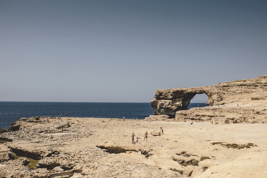 Na zdjęciu nadmorski krajobraz Malty.