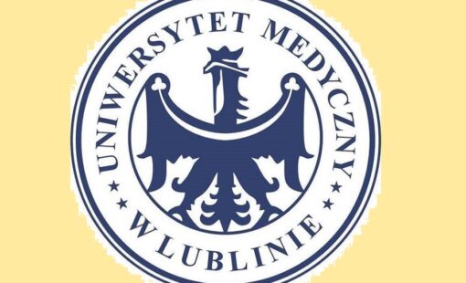 Na zdjęciu logo Uniwersytetu Medycznego w Lublinie.