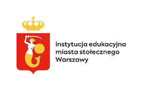 Na zdjęciu herb Warszawy i napis: Instytucja edukacyjna m.st. Warszawy.