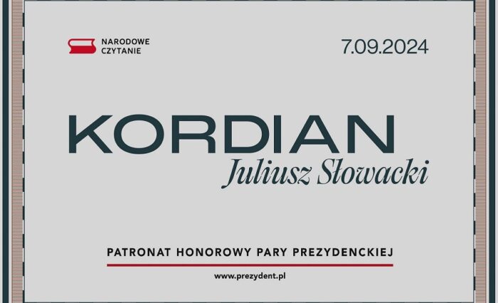 Narodowe Czytanie 2024. Baner