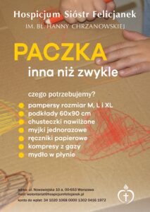 Na zdjęciu plakat promujący akcję. 