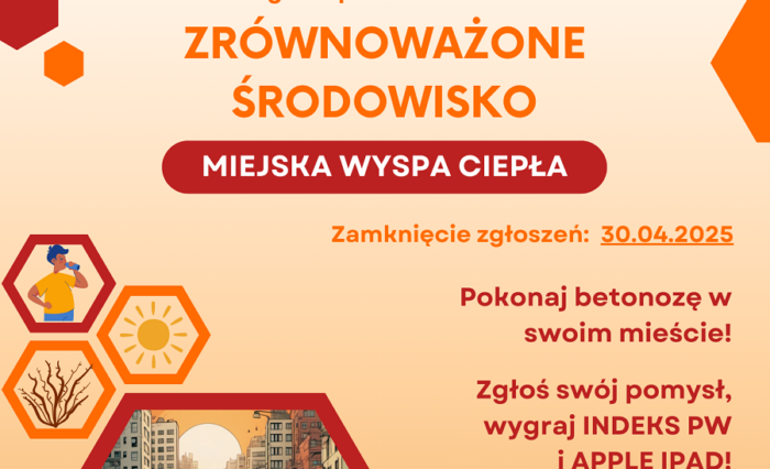 Na zdjęciu plakat promujący konkurs.